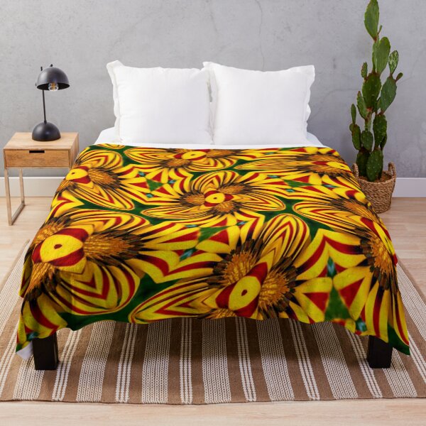 Item preview, Yellow Gazania Pattern designed and sold by Patternflower.