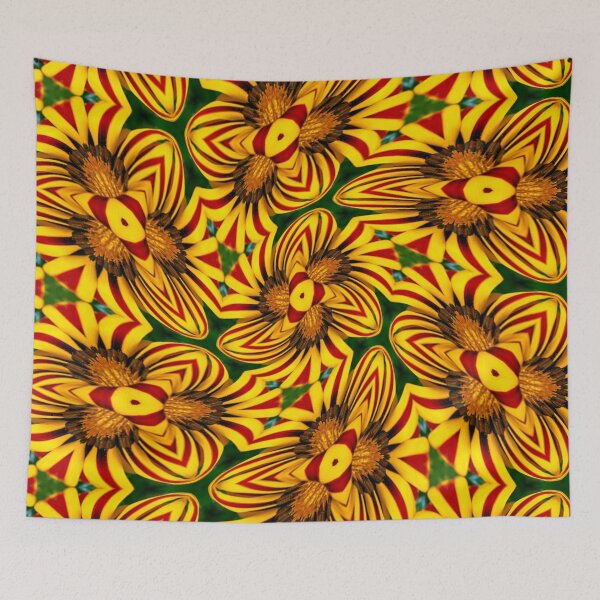 Item preview, Yellow Gazania Pattern designed and sold by Patternflower.