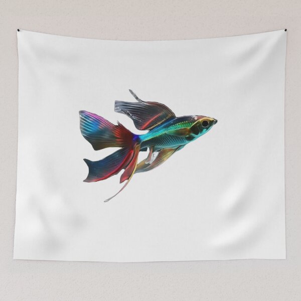 Item preview, Colourful Flying Fish designed and sold by GloriousArtSKD.