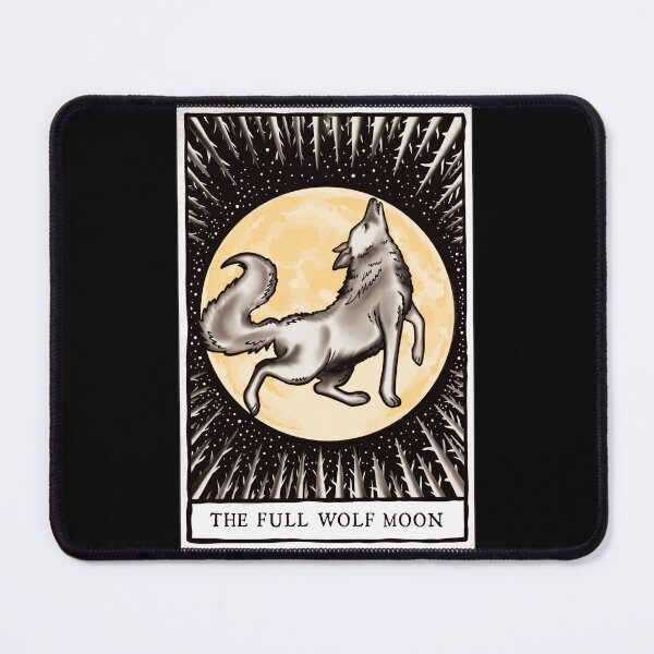 Item preview, The Full Wolf Moon Tarot Card designed and sold by CattGDesigns.