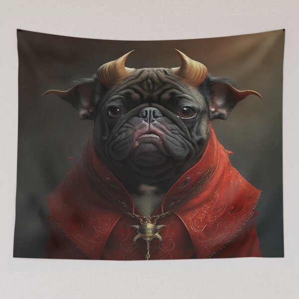 Item preview, Fun with Pugs - Demon Pug designed and sold by KieraJewel.