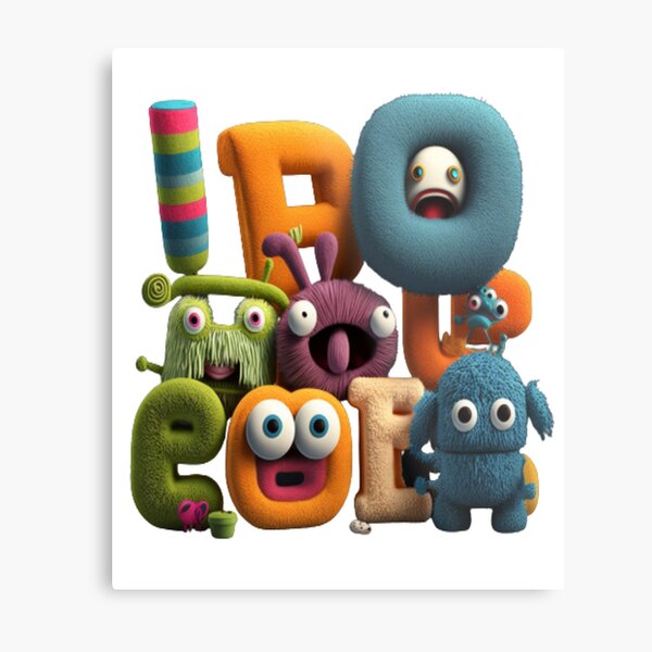 all alphabet lore kids Metal Print for Sale by fatimashop2023