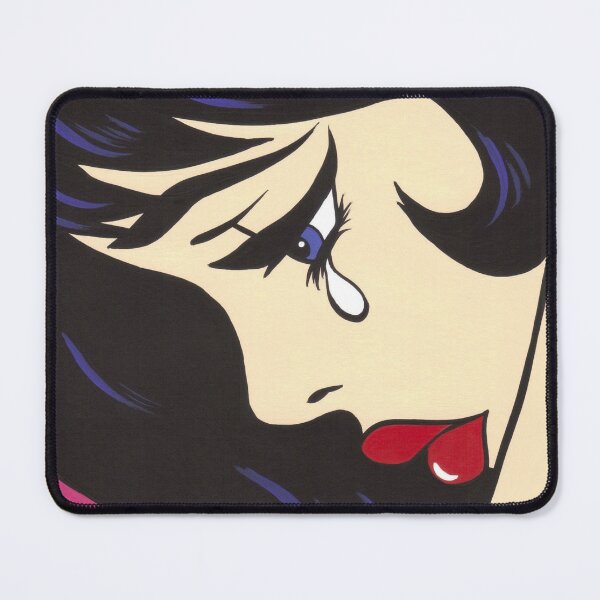 Item preview, Black Curl Crying Comic Girl designed and sold by turddemon.