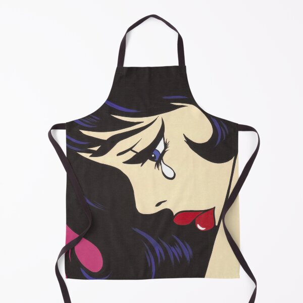Item preview, Black Curl Crying Comic Girl designed and sold by turddemon.