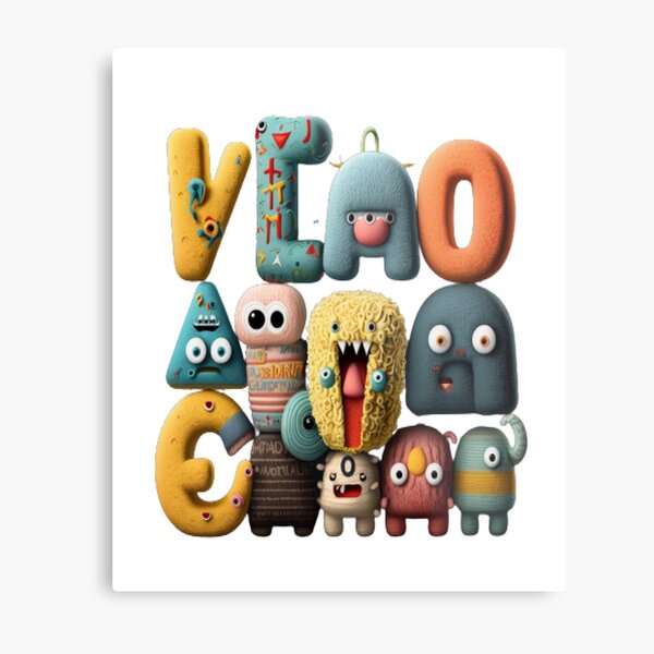 all alphabet lore kids Metal Print for Sale by fatimashop2023