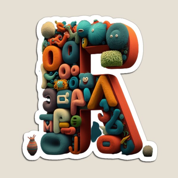 Funny Alphabet Lore Letter C - Alphabet Letters - Magnet