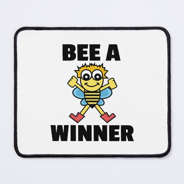 Item preview, Bee A Winner Motivational Saying Quote Flying Bee Icon Illustration Artwork designed and sold by doseofwin.