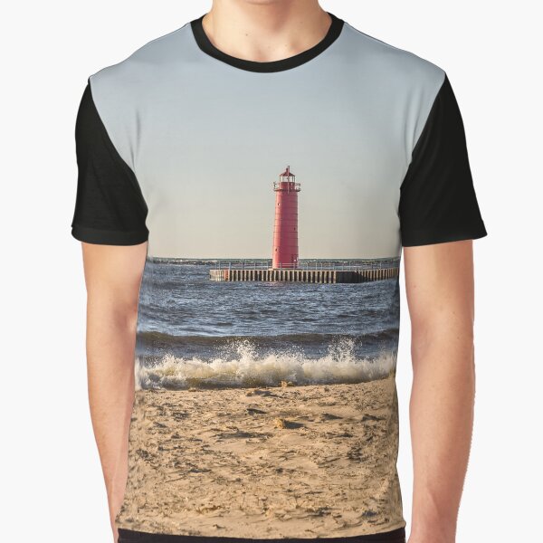 Aperçu de l'œuvre Phare de la jetée sud de Muskegon créée et vendue par Sue Smith.