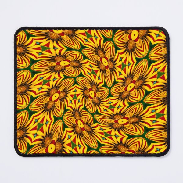 Aperçu de l'œuvre Motif Gazania jaune créée et vendue par Patternflower.