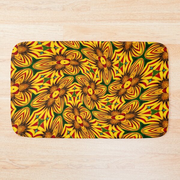 Item preview, Yellow Gazania Pattern designed and sold by Patternflower.