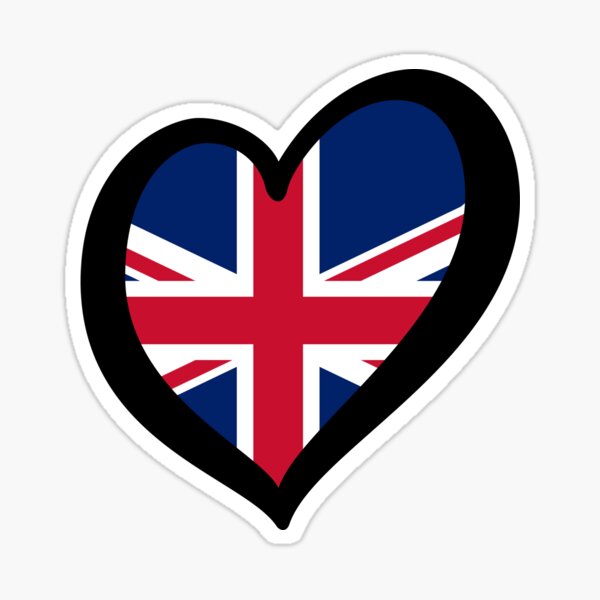 Item preview, Eurovision-style Heart - United Kingdom (UK) designed and sold by kyri-and-yv.