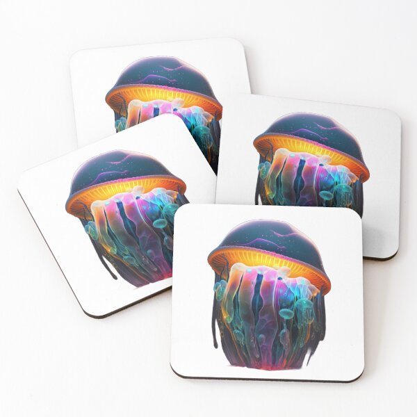 Item preview, Beautiful and Colourful Jelly fish designed and sold by GloriousArtSKD.