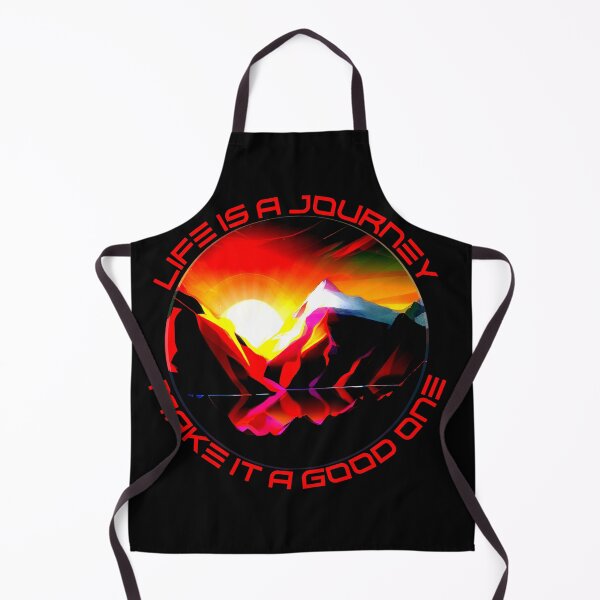 Item preview, Life Is A Journey Make It A Good One Mountain Sunset designed and sold by Coder-T.
