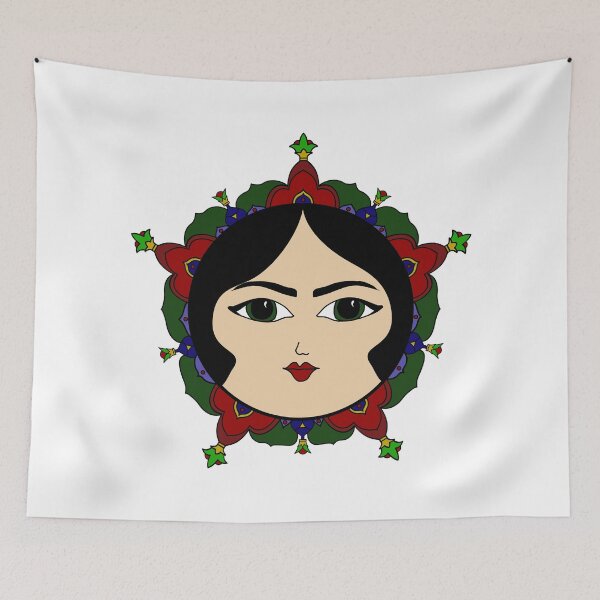 Item preview, Persian girl - Persian (iranian) art designed and sold by Persian Pride Official.