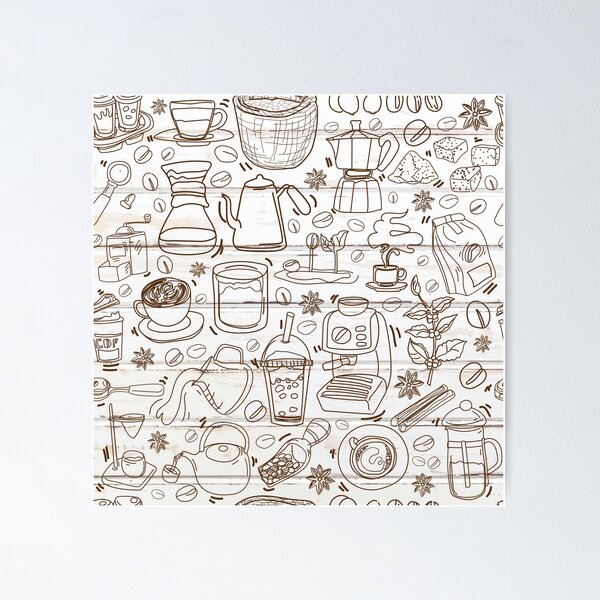 Item preview, Cozy Fall Coffee Flavor designed and sold by LifeNonchalant.