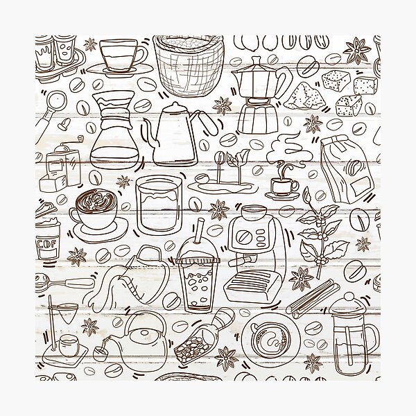 Item preview, Cozy Fall Coffee Flavor designed and sold by LifeNonchalant.