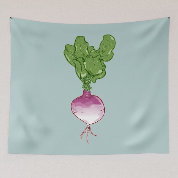 Item preview, Turnip Plant Vegetable designed and sold by piedaydesigns.