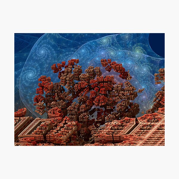 Item preview, Airlock Malfunction - 3D Fractal Alien Scifi Scene  designed and sold by Pam Blackstone.