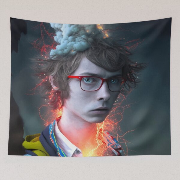 Item preview, Elektrik Portrait 08 designed and sold by MartianBunnyH.
