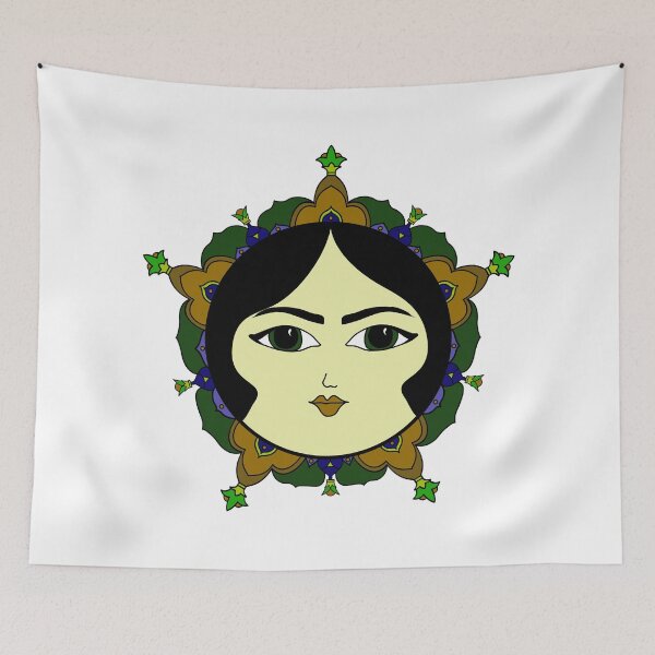 Item preview, Persian girl - Persian (iranian) art designed and sold by Persian Pride Official.
