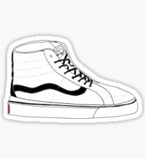 High Top Vans Sticker