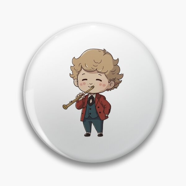 Item preview, Boy happily blowing recorder designed and sold by kyoungwon Woo.