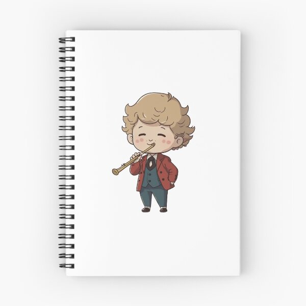 Item preview, Boy happily blowing recorder designed and sold by kyoungwon Woo.