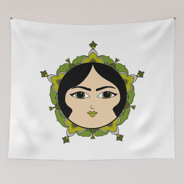 Item preview, Persian girl - Persian (iranian) art designed and sold by Persian Pride Official.