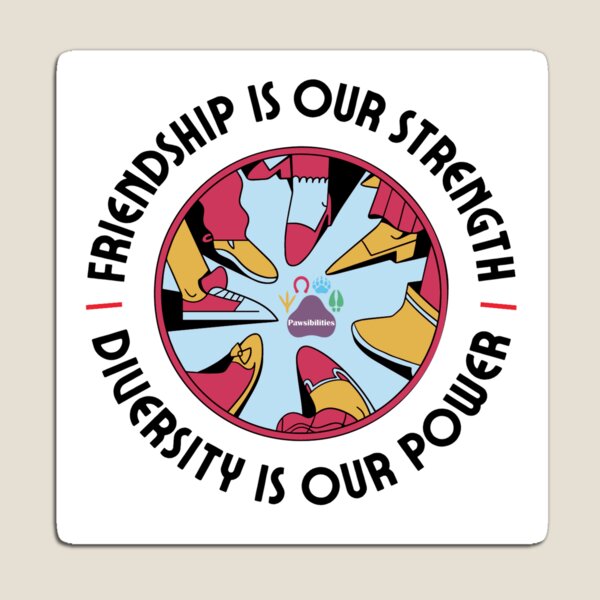 Stickers and Magnets! Diversity is our Power - Pawsibilities Vet Med Magnet