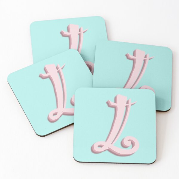 Item preview, L in pinks designed and sold by OddDuckCreation.