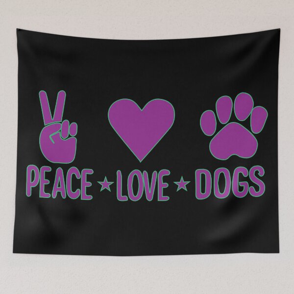 Item preview, Peace * Love * Dogs designed and sold by Warrior Veteran Clothing.