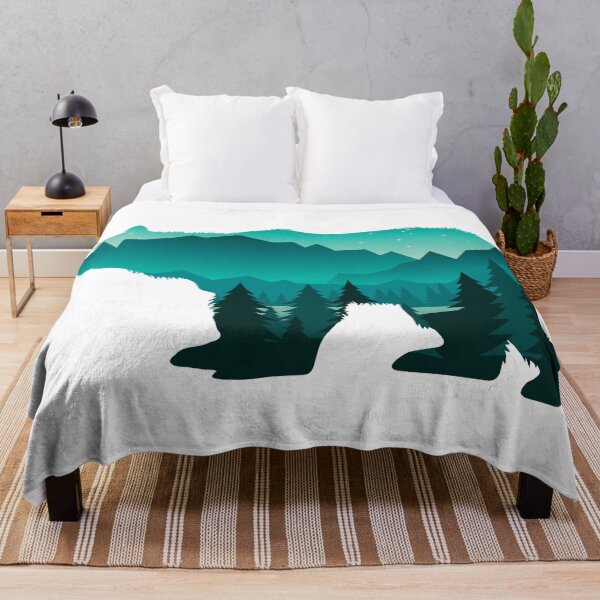 Artikelvorschau, Trendy Bear Scenic Mountain Lake Aufkleber entworfen und verkauft von BlueSkyTheory.