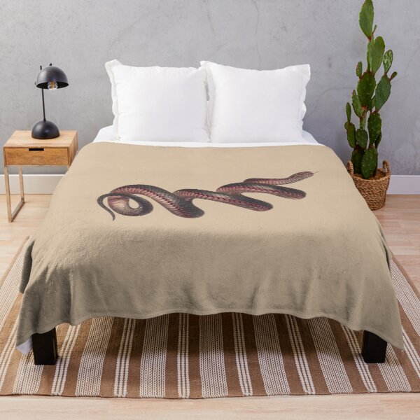 Item preview, The red-bellied black snake ( Pseudechis porphyriacus) - on aged paper designed and sold by boltjesdesign.
