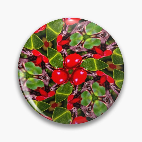 Item preview, Red Holly Pattern designed and sold by Patternflower.