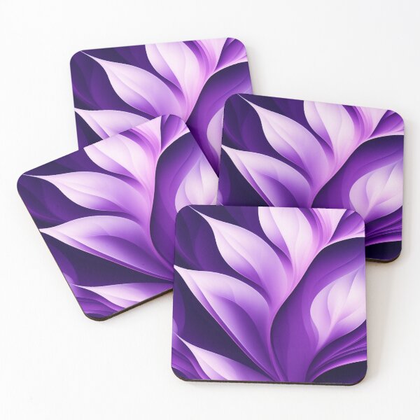 Item preview,  Pink and Purple Leaf on Black designed and sold by calibrit.