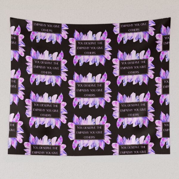 Item preview, You deserve the empathy you give others / kindness / self love / therapy / empathy / anxiety / depression / bpd  designed and sold by ae-samantha.