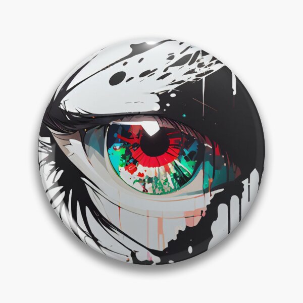 Item preview, Revenge Eye - Anime Peeker Sticker designed and sold by Star_.