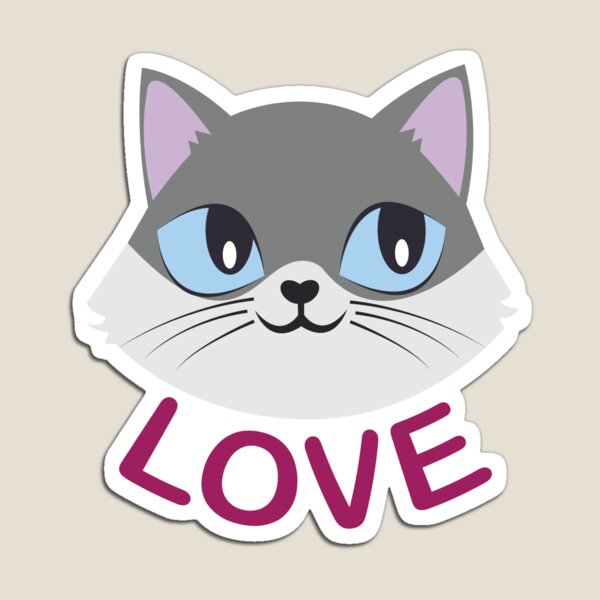 Item preview, cat's love cute cat face designed and sold by GSJGROUP.