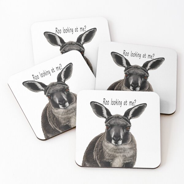 Item preview, 'Roo Looking at Me?' Comical Kangaroo designed and sold by The-Hist-Image.