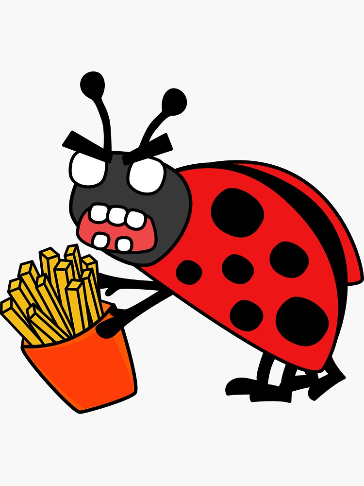angry zombie ladybug by shortstack