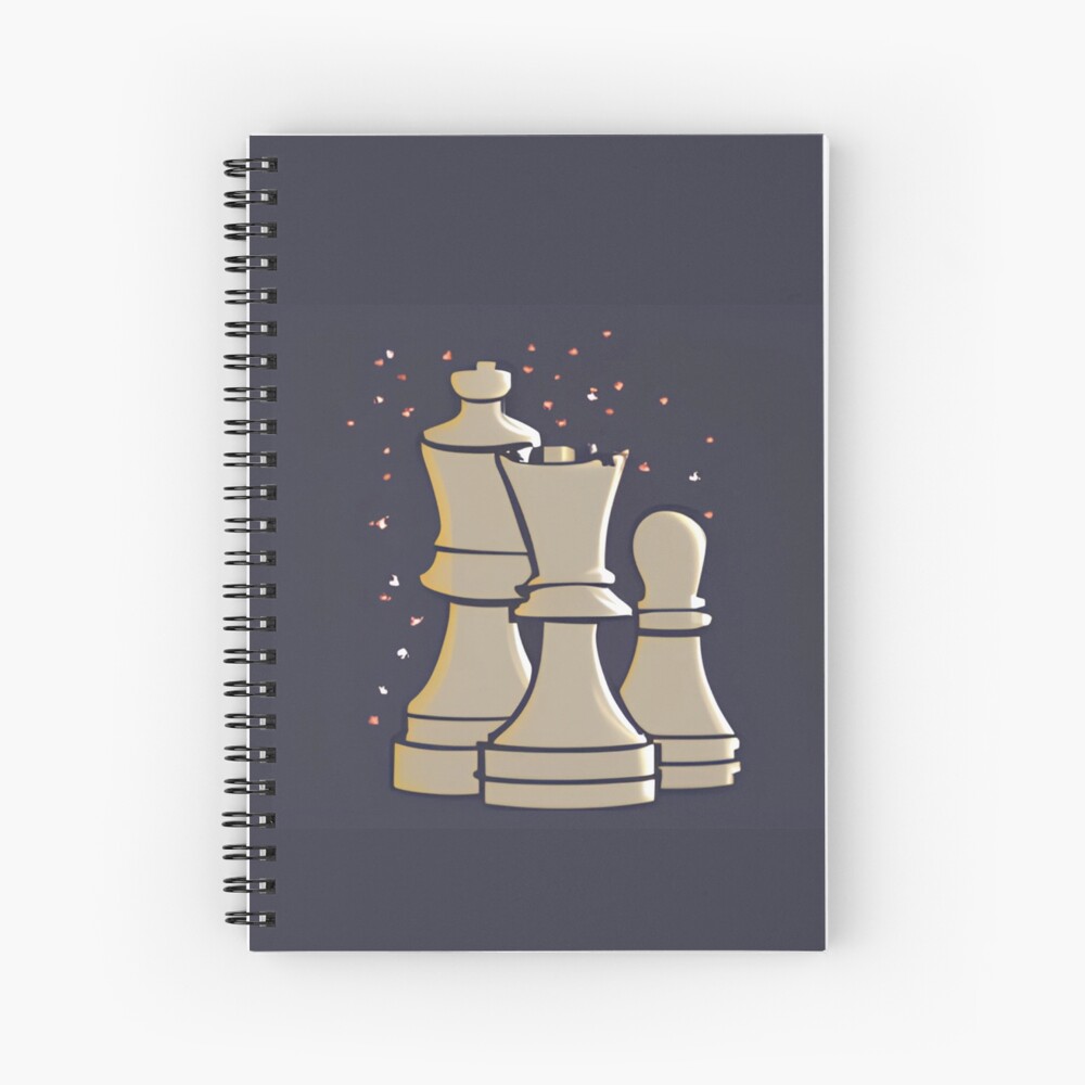 Chess Art - Epic Crystal King and Pawns Spiral Notebook for Sale by  GambitChess