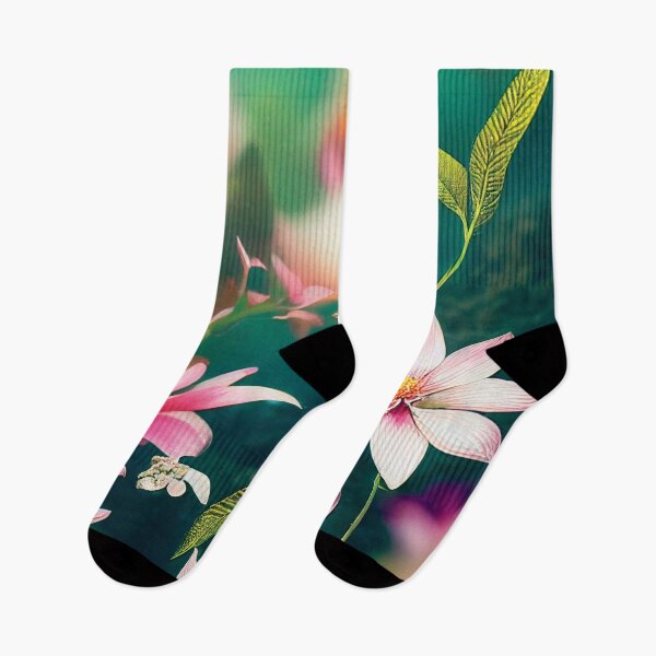 Item preview, a group of pink flowers with green leaves designed and sold by DesignAtYO.
