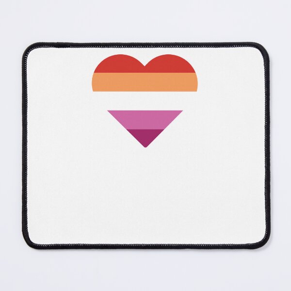 Item preview, Lesbian Heart Flag LGTBQ+ designed and sold by TheFelWorks.