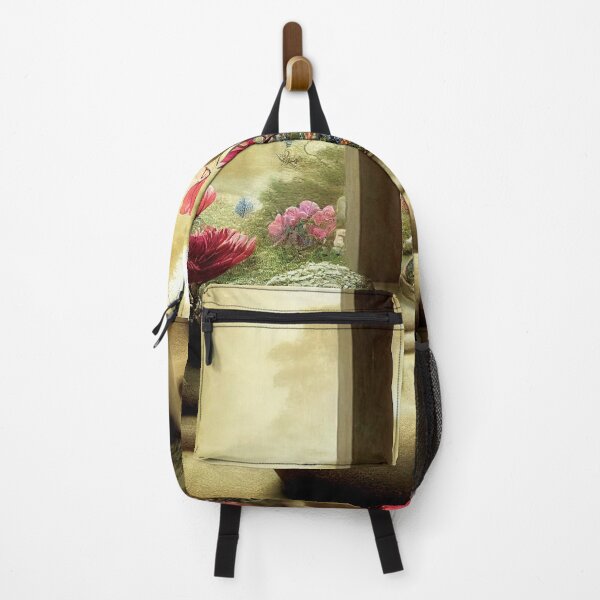 Item preview, a painting of a garden with rocks and flowers designed and sold by DesignAtYO.