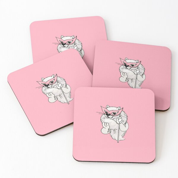 Item preview, Hand-drawn Ink Art. Fun Cat' Story. Masquerade Cat designed and sold by DigiPicStock.
