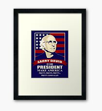 The Best Comedian Series Larry David Framed Print