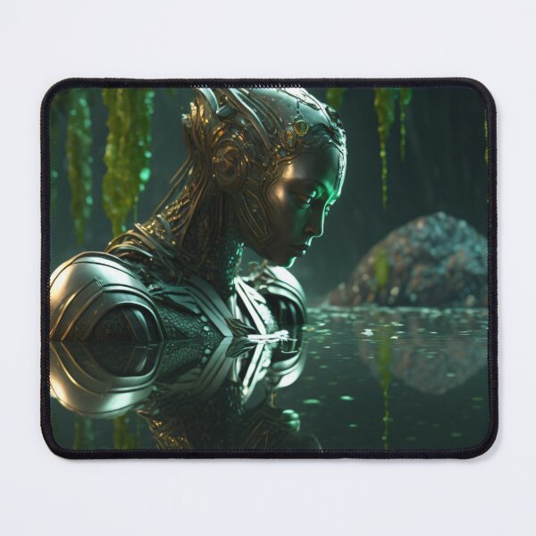 Item preview, Green Humanoid Woman reflecting designed and sold by Lord-Crypto.