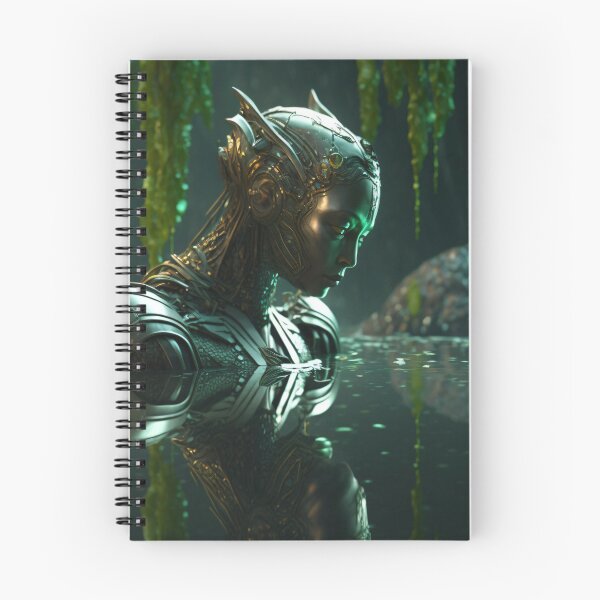 Item preview, Green Humanoid Woman reflecting  designed and sold by Lord-Crypto.