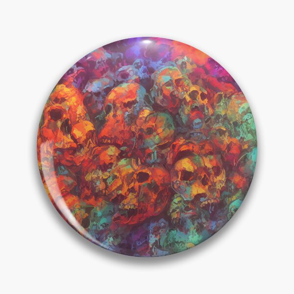 Item preview, Many multi coloured skulls  designed and sold by David-Howells.