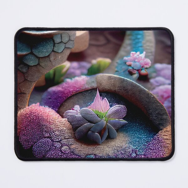 Item preview, a close up of a flower on a rock designed and sold by DesignAtYO.